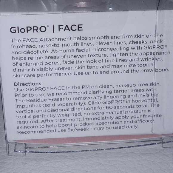 (New) BEAUTY BIO GLOPRO FACE MICROTIP ATTACHMENT - Picture 4 of 5